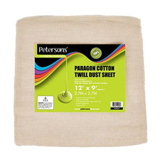 Picture of Petersons Paragon Cotton Twill Dust Sheet 12' x 9'