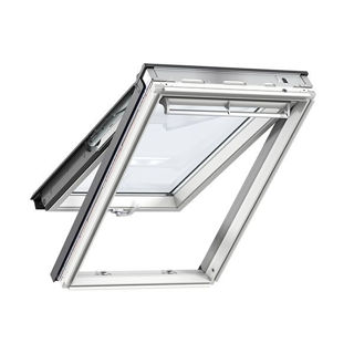 VELUX White Painted Pine Top Hung Roof Window