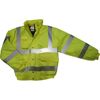 Picture of Hi Vis Bomber Jacket Yellow
