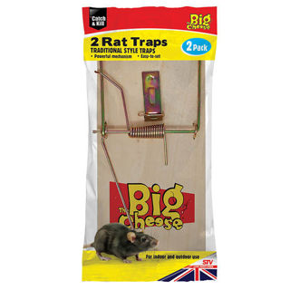 Picture of Big Cheese Wooden Rat Trap (2 Pack)