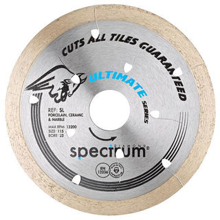 Spectrum SL-Pro Cuts All Tiles Diamond Blade 115mm x 22mm Murdock Builders Merchants