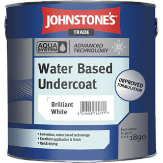 Johnstone's Trade Aqua Undercoat Brilliant White 1Lt Murdock Builders Merchants