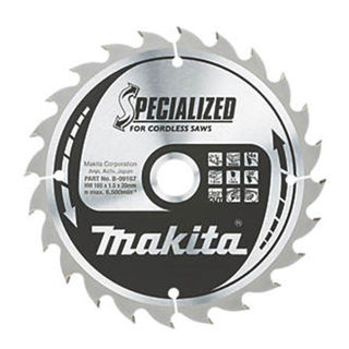 Makita B-08006 MForce 165 x 30mm 24T TCT Circular Saw Blade Murdock Builders Merchants