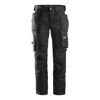 Picture of Snickers AllRoundWork Stretch Holster Pocket Trousers Black