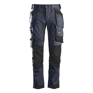 Picture of Snickers AllRoundWork Stretch Holster Pocket Trousers Navy/Black