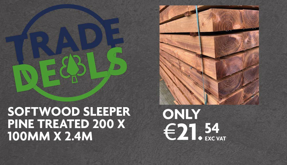 Trade Deals Pine Treated Softwood Sleeper