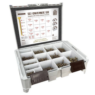 Reisser Steel Case Organiser (Incl 2100 Assorted Screws) Murdock Builders Merchants