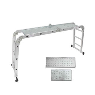 Multi Purpose 12ft Ladder with Platform Murdock Builders Merchants